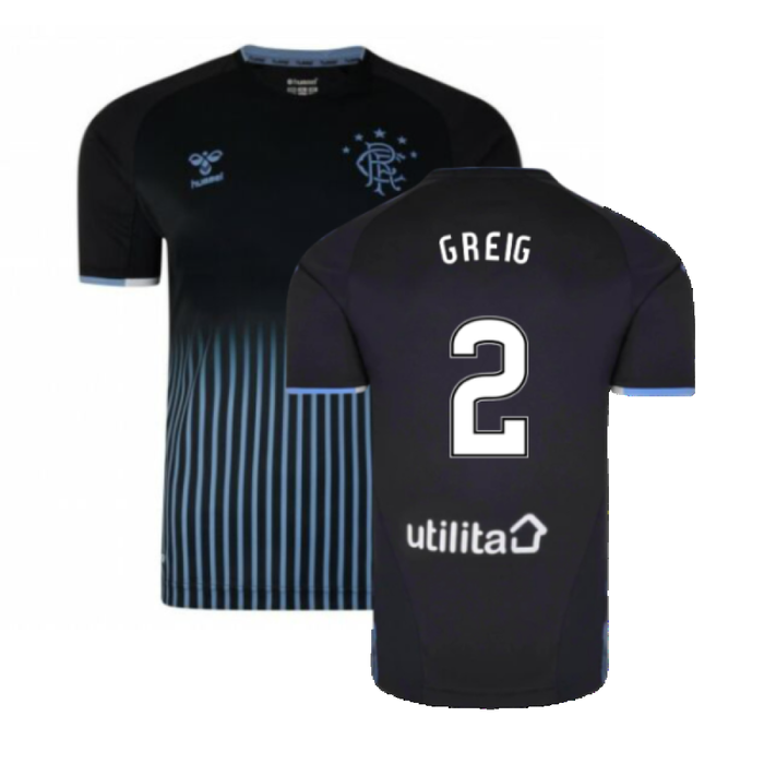 Rangers 2019-20 Away Shirt (Sponsorless) (2XLB) (GREIG 2) (BNWT)