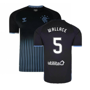 Rangers 2019-20 Away Shirt (Sponsorless) (2XLB) (WALLACE 5) (BNWT)_0