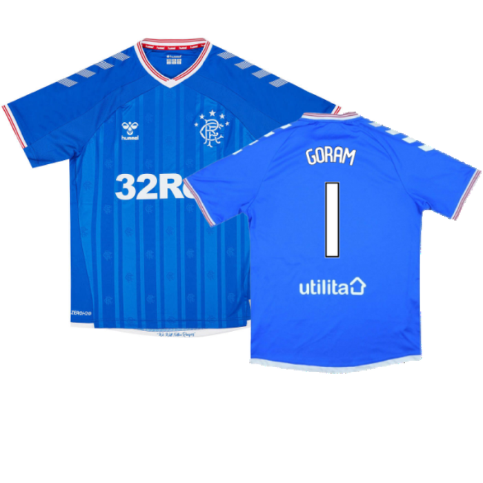 Rangers 2019-20 Home Shirt (Very Good) (GORAM 1)