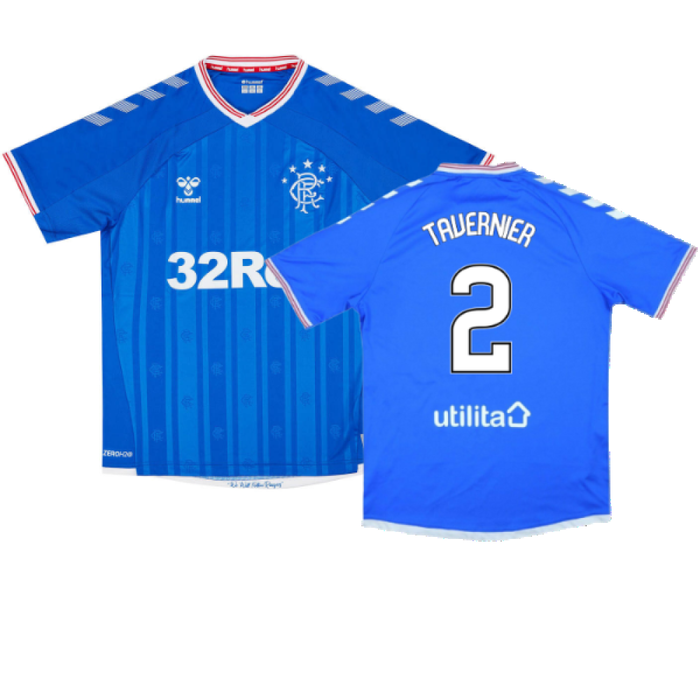 Rangers 2019-20 Home Shirt (L) (Excellent) (TAVERNIER 2)