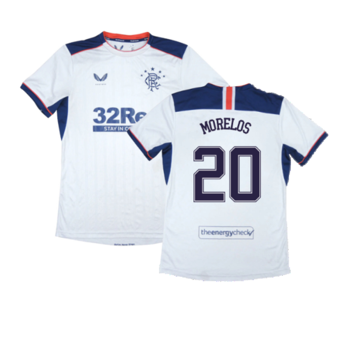 Rangers 2020-21 Away Shirt (4XL) (Excellent) (MORELOS 20)