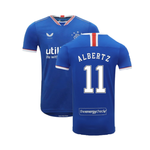 Rangers 2020-21 Home Shirt (4XL) (Excellent) (ALBERTZ 11)_0