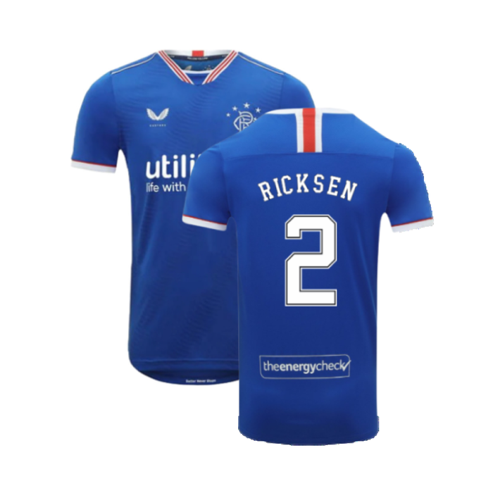 Rangers 2020-21 Home Shirt (4XL) (Excellent) (RICKSEN 2)