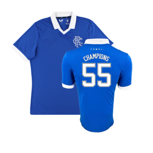 Rangers 2020-21 Special Edition Retro Shirt (4XL) (Very Good) (Champions 55)_0