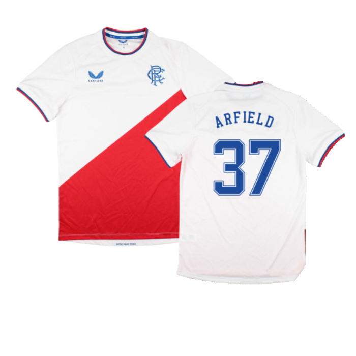 Rangers 2022-23 Away Shirt (Sponsorless) (M) (ARFIELD 37) (Excellent)