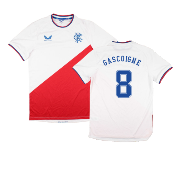 Rangers 2022-23 Away Shirt (Sponsorless) (M) (GASCOIGNE 8) (Excellent)