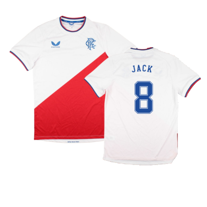 Rangers 2022-23 Away Shirt (Sponsorless) (M) (JACK 8) (Excellent)