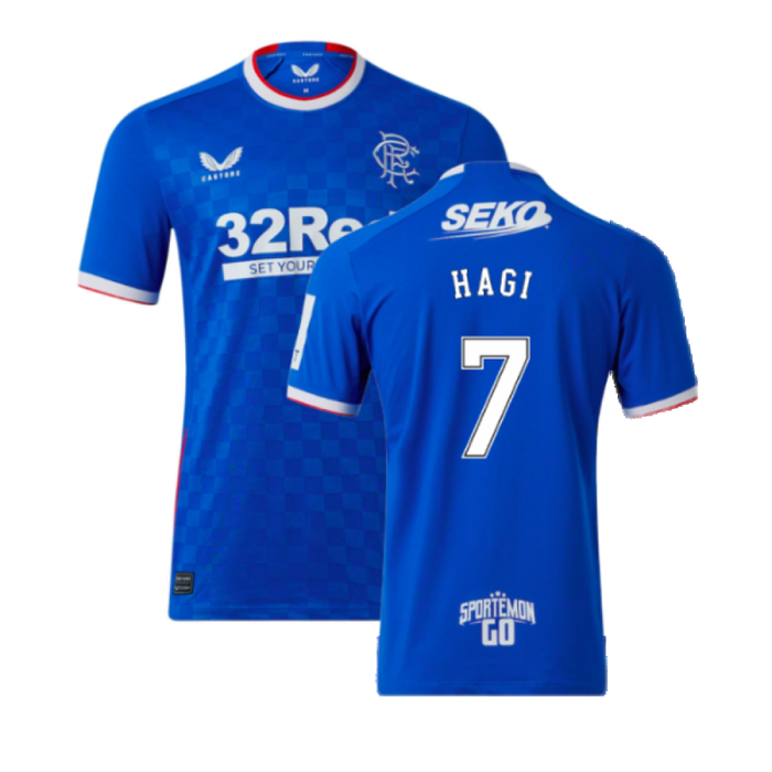 Rangers 2022-23 Home Shirt (XL) (Mint) (HAGI 7)