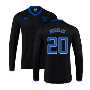 Rangers 2022-23 Long Sleeve Fourth Shirt (XXL) (Excellent) (MORELOS 20)_0