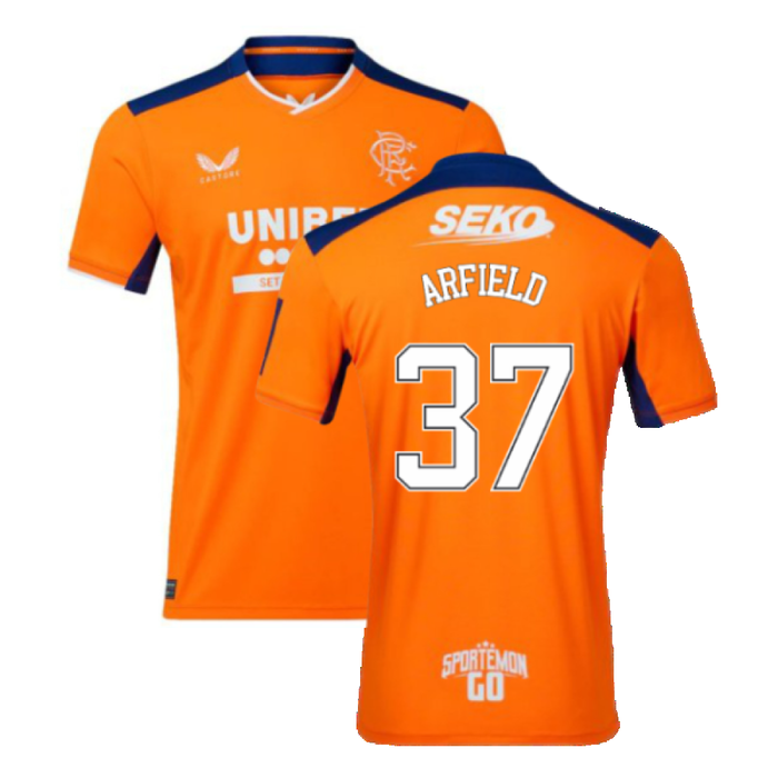 Rangers 2022-23 Third Shirt (M) (Mint) (ARFIELD 37)