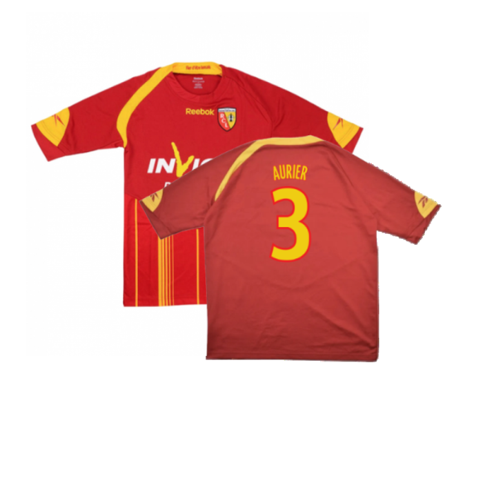 RC Lens 2009-10 Home Shirt (2xl) (Very Good) (Aurier 3)