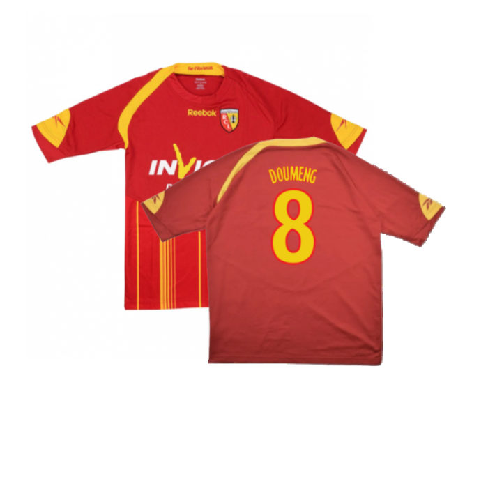 RC Lens 2009-10 Home Shirt (2xl) (Very Good) (Doumeng 8)