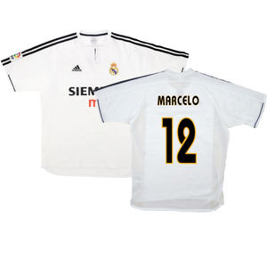 Real Madrid 2003-04 Home Shirt (S) (Good) (Marcelo 12)_0