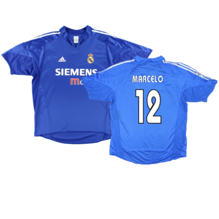 Real Madrid 2004-05 Third Shirt (L) (Excellent) (MARCELO 12)