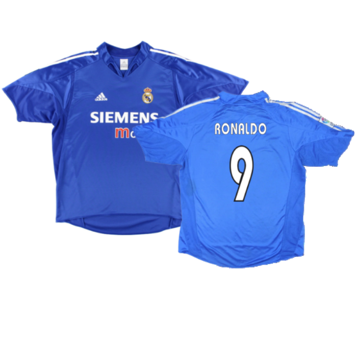 Real Madrid 2004-05 Third Shirt (L) (Excellent) (Ronaldo 9)