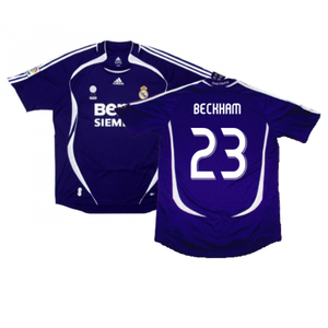 Real Madrid 2006-2007 Third Shirt (S) (Excellent) (Beckham 23)_0