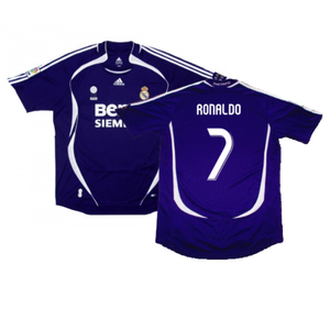 Real Madrid 2006-2007 Third Shirt (S) (Excellent) (Ronaldo 7)_0