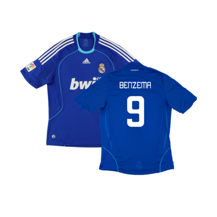 Real Madrid 2008-09 Away Shirt (S) (Very Good) (Benzema 9)