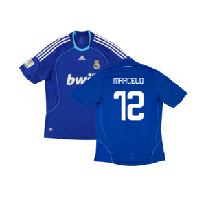 Real Madrid 2008-09 Away Shirt (XL) (Very Good) (Marcelo 12)_0