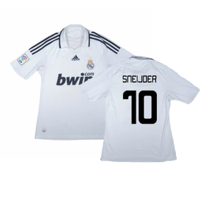 Real Madrid 2008-09 Home Shirt (L) (Very Good) (Sneijder 10)_0