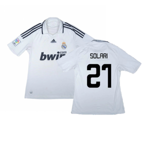 Real Madrid 2008-09 Home Shirt (L) (Very Good) (Solari 21)_0