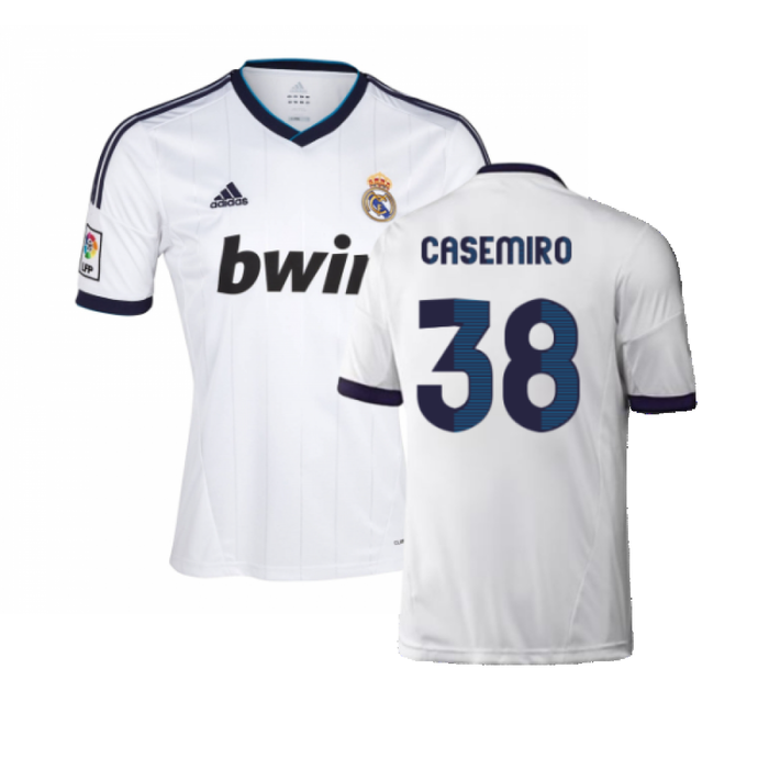 Real Madrid 2012-13 Home Shirt (XL) (Very Good) (Casemiro 38)