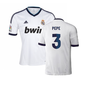 Real Madrid 2012-13 Home Shirt (XL) (Very Good) (Pepe 3)_0