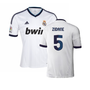 Real Madrid 2012-13 Home Shirt (XL) (Very Good) (Zidane 5)_0