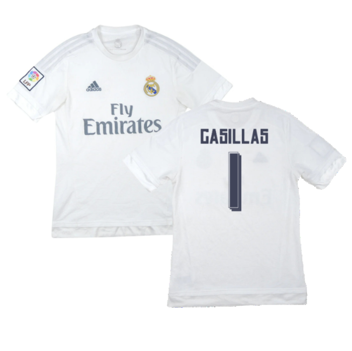 Real Madrid 2015-16 Home Shirt (M) (Casillas 1) (Good)