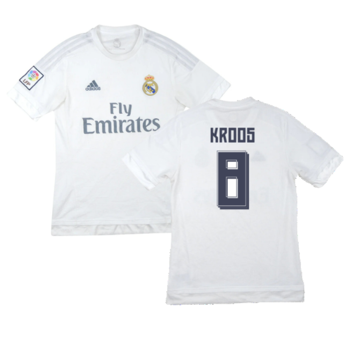 Real Madrid 2015-16 Home Shirt (M) (Kroos 8) (Excellent)