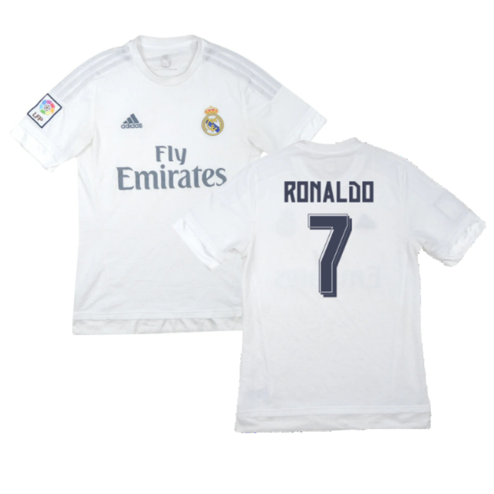 Real Madrid 2015-16 Home Shirt (M) (Ronaldo 7) (Excellent)