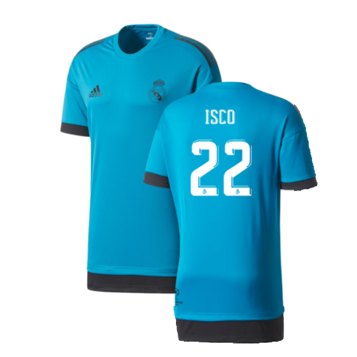 Real Madrid 2017-18 Adidas Champions League Training Shirt (2XL) (Isco 22) (Excellent)