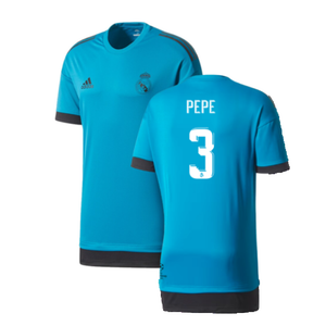 Real Madrid 2017-18 Adidas Champions League Training Shirt (2XL) (Pepe 3) (Excellent)_0