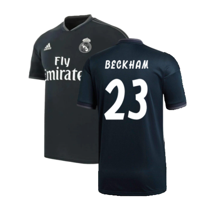 Real Madrid 2018-19 Away Shirt (S) (Very Good) (Beckham 23)