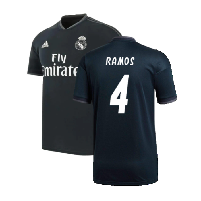 Real Madrid 2018-19 Away Shirt (S) (Very Good) (Ramos 4)