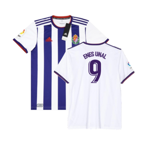 Real Valladolid 2019-2020 Home Shirt - Sponsorless (S) (BNWT) (Enes Unal 9)_0