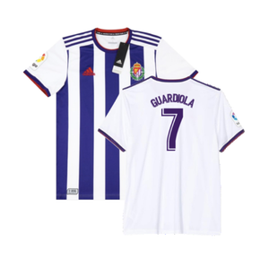 Real Valladolid 2019-2020 Home Shirt - Sponsorless (S) (BNWT) (Guardiola 7)_0