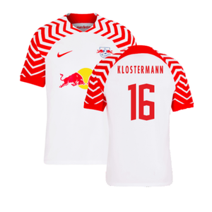 Red Bull Leipzig 2023-24 Home Shirt (L) (Klostermann 16) (Good)_0