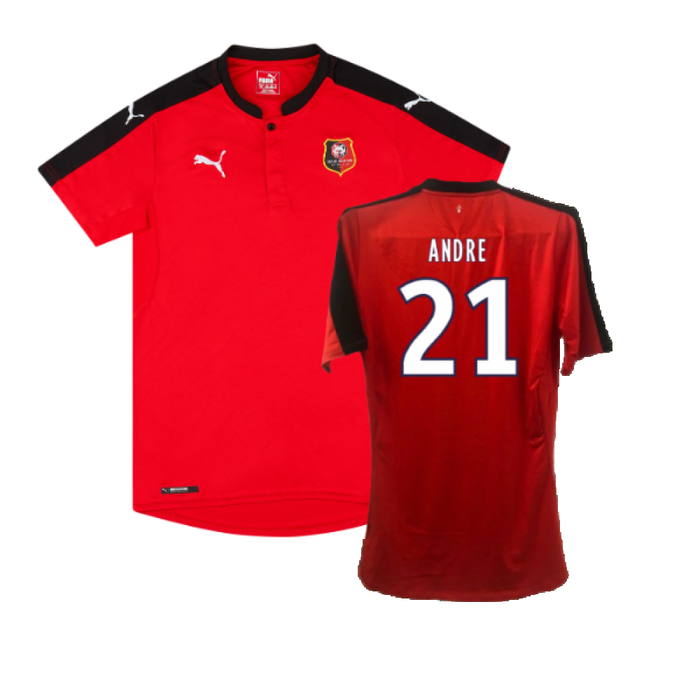 Rennes 2016-17 Home Shirt (Sponsorless) (XL) (Excellent) (Andre 21)