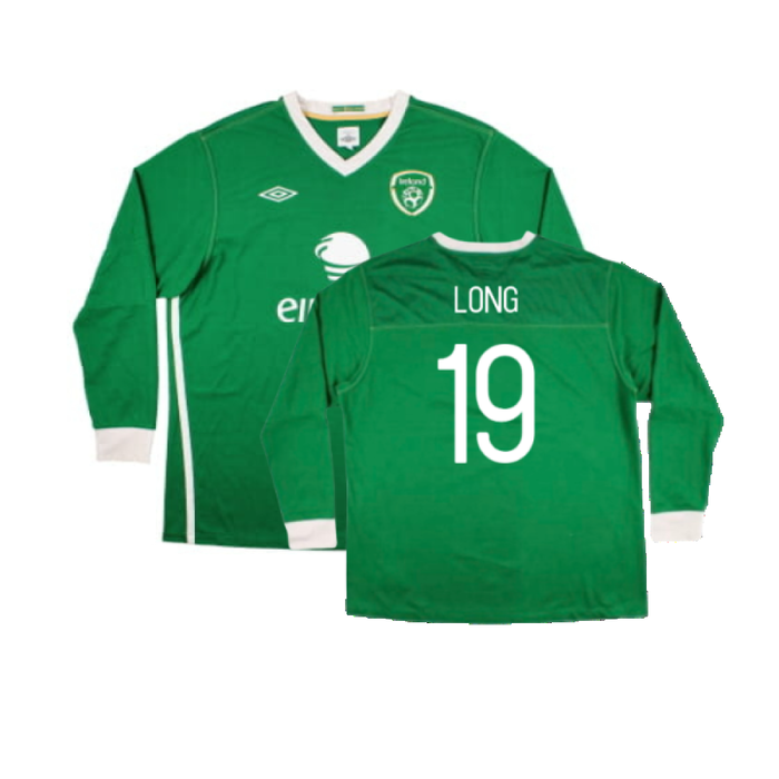 Republic of Ireland 2011-12 Long Sleeve Home Shirt (2XL) (Excellent) (Long 19)