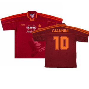 Roma 1995-96 Home Shirt (Good) (Giannini 10)_0