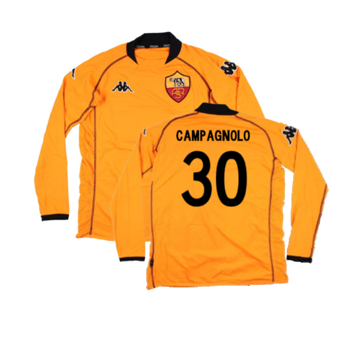 Roma 2002-03 Goalkeeper Long Sleeve Shirt (L) (Excellent) (Campagnolo 30)