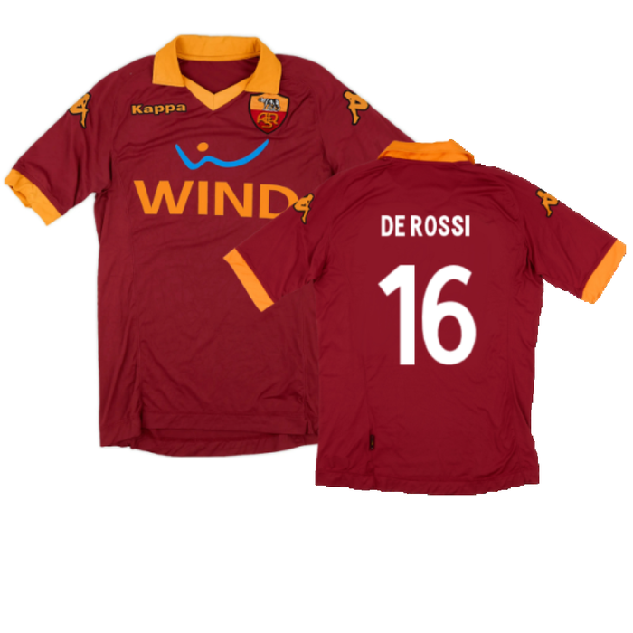 Roma 2012-13 Home Shirt (MB) (De Rossi 16) (Very Good)