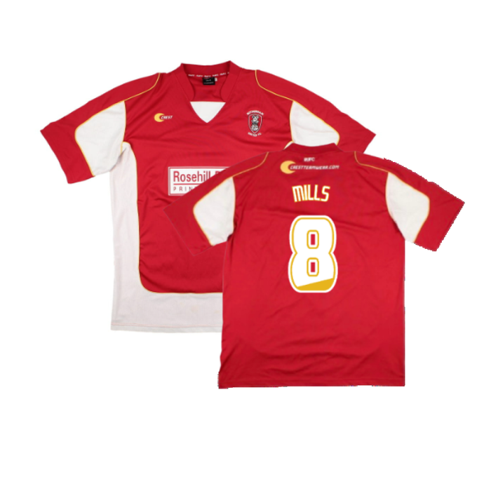 Rotherham 2006-07 Home Shirt (XL) (Very Good) (Mills 8)