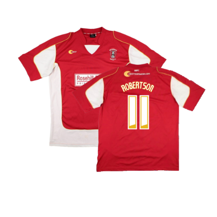 Rotherham 2006-07 Home Shirt (XL) (Very Good) (Robertson 11)