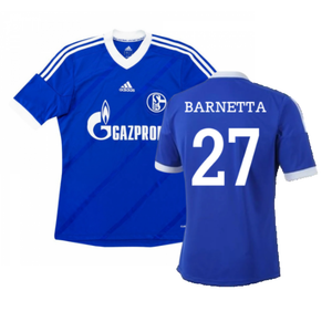 Schalke 2012-14 Home Shirt (XL) (Good) (Barnetta 27)_0