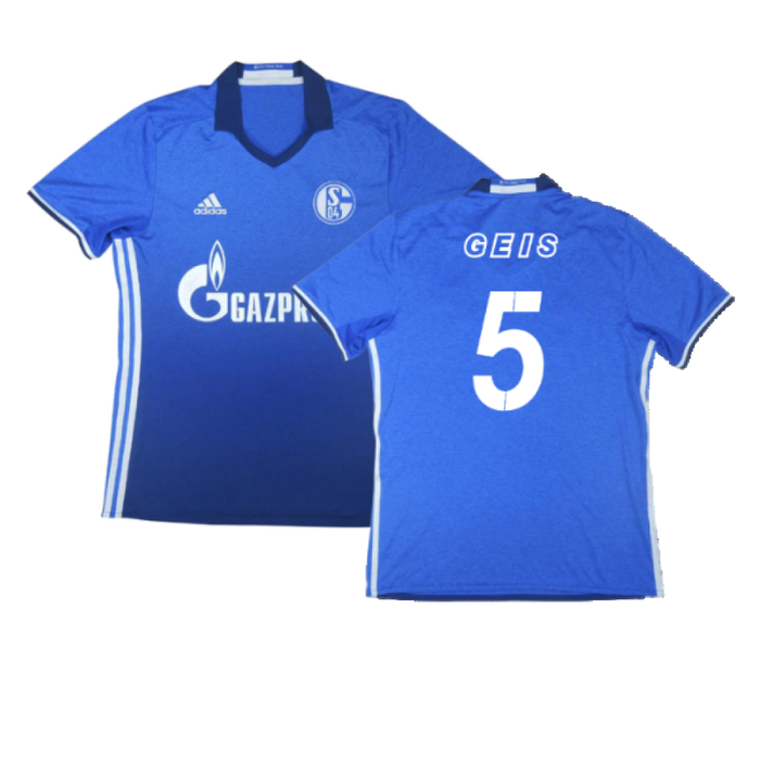 Schalke 2016-18 Home Shirt (M) (Excellent) (Geis 5)