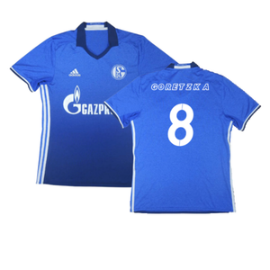 Schalke 2016-18 Home Shirt (Excellent) (Goretzka 8)_0