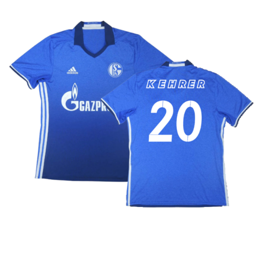 Schalke 2016-18 Home Shirt (M) (Excellent) (Kehrer 20)_0