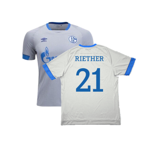 Schalke 2018-19 Away Shirt (Excellent) (Riether 21)_0